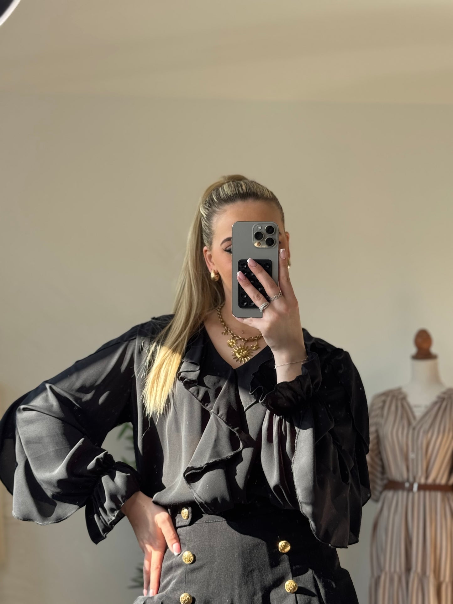 Blouse Volants & Fluidité