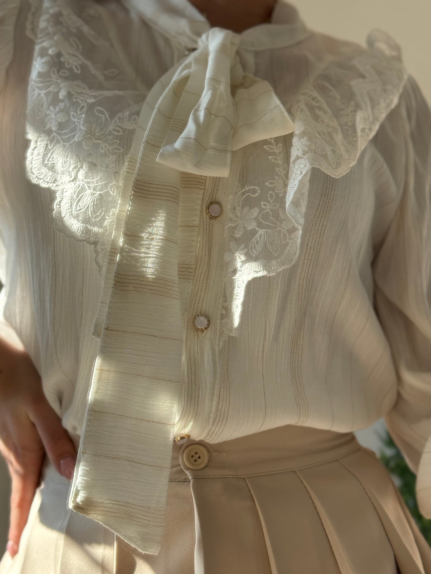 Jupe Plissée Taille Haute