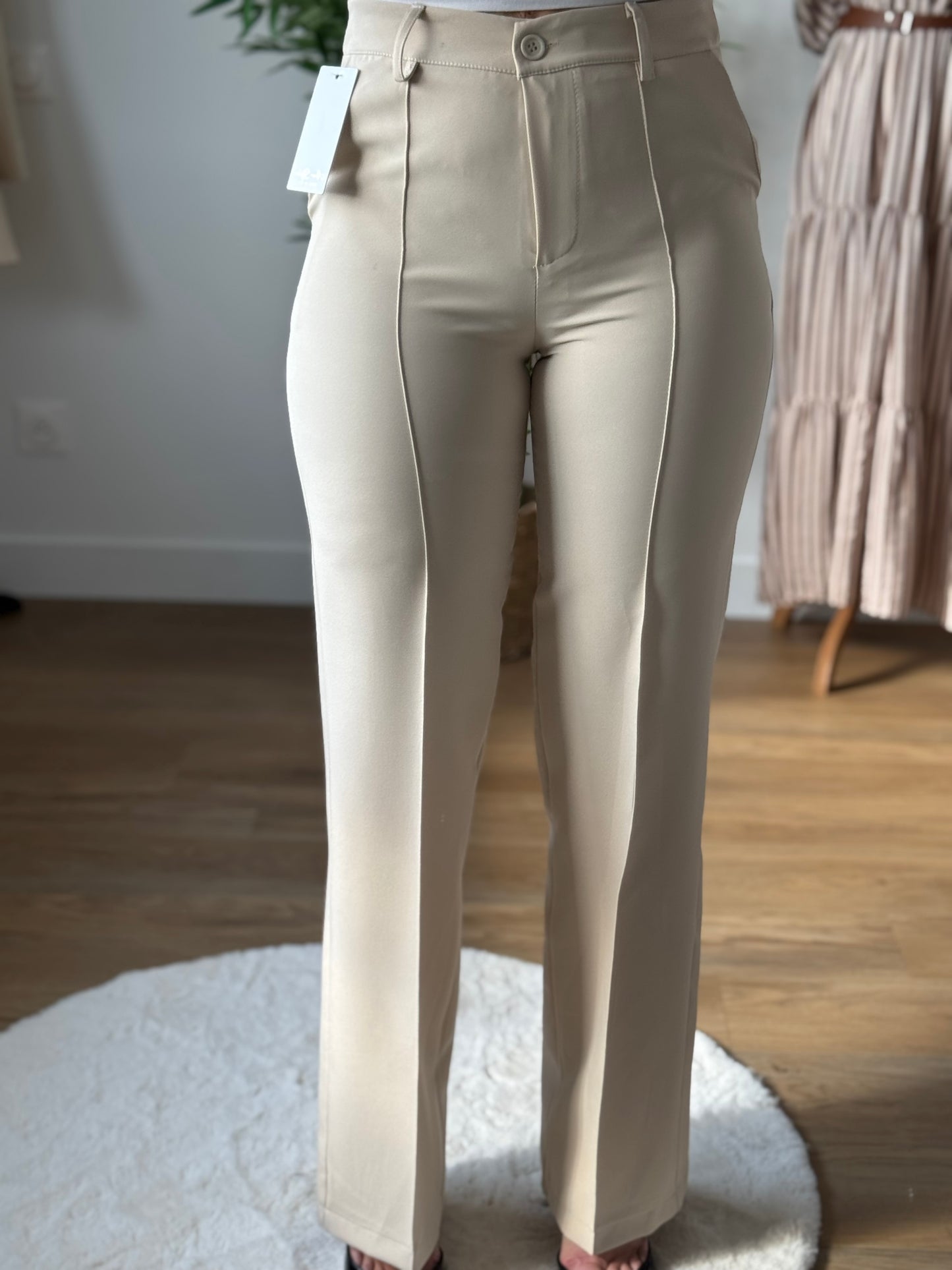 Pantalon Tailleur Évasé