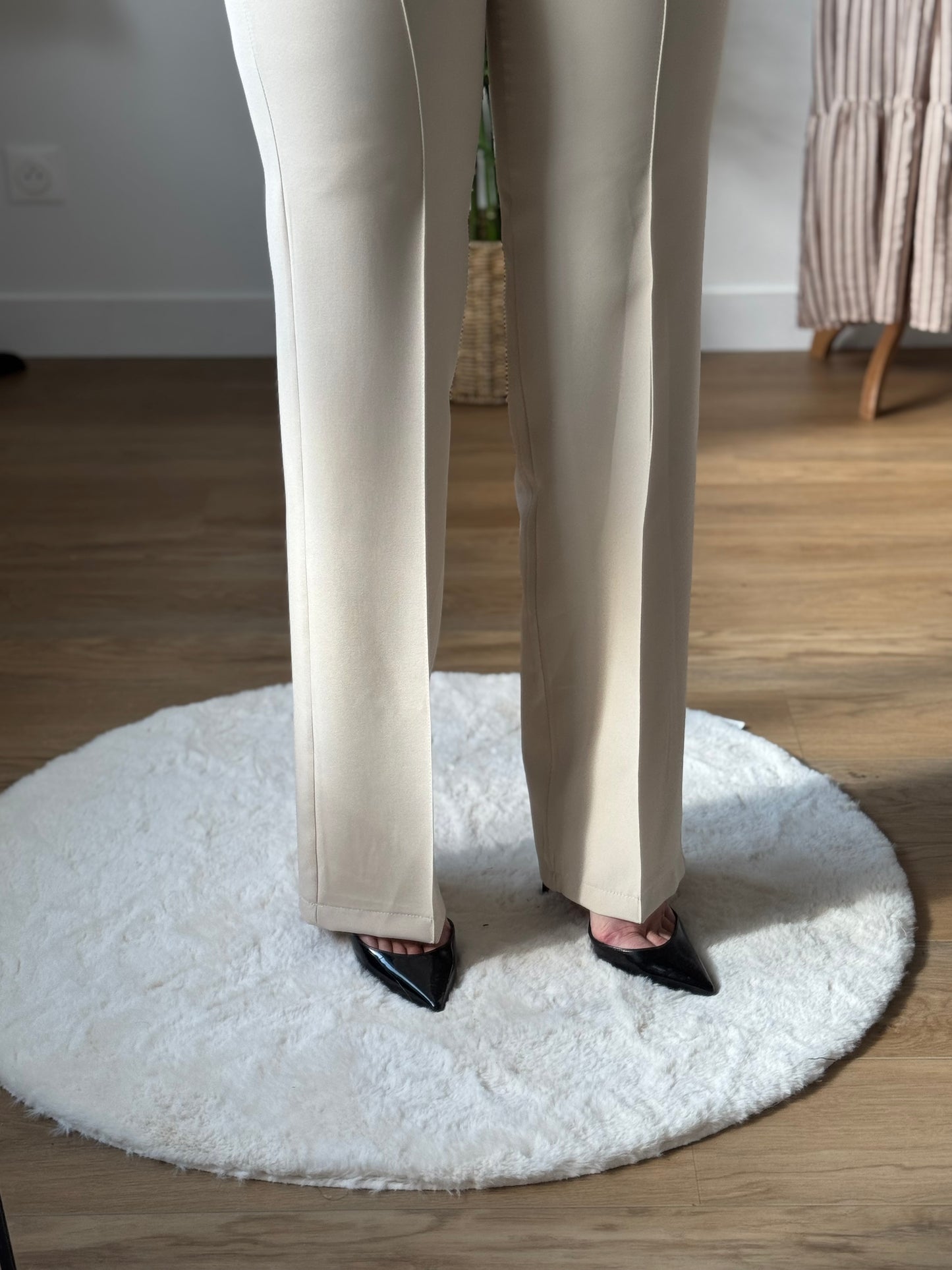 Pantalon Tailleur Évasé