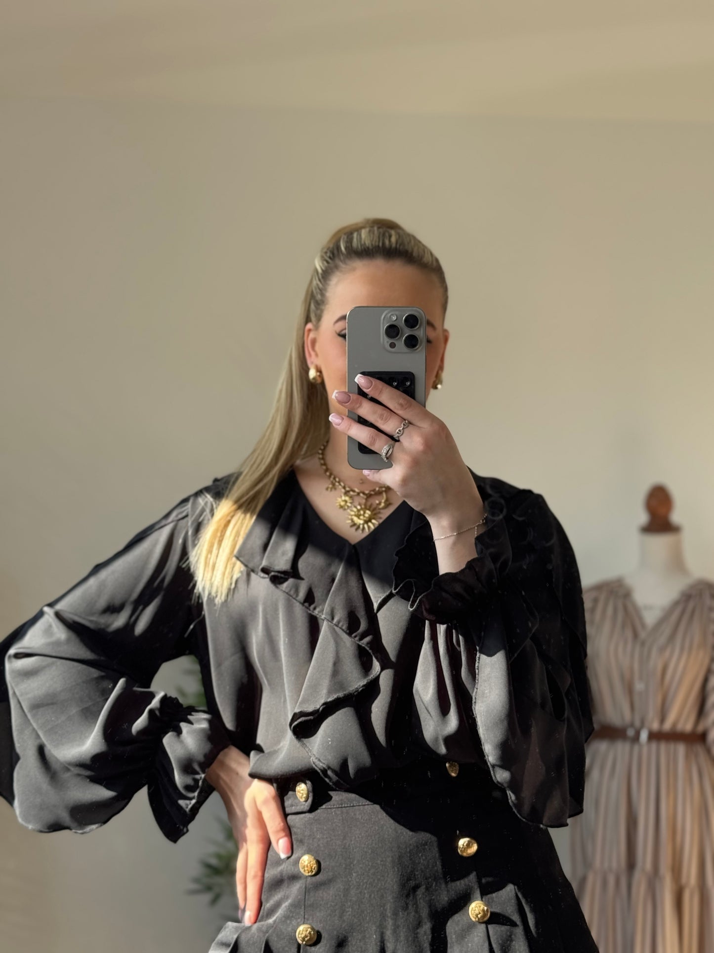 Blouse Volants & Fluidité