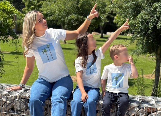Tee-shirts palmier matchy-matchy adulte