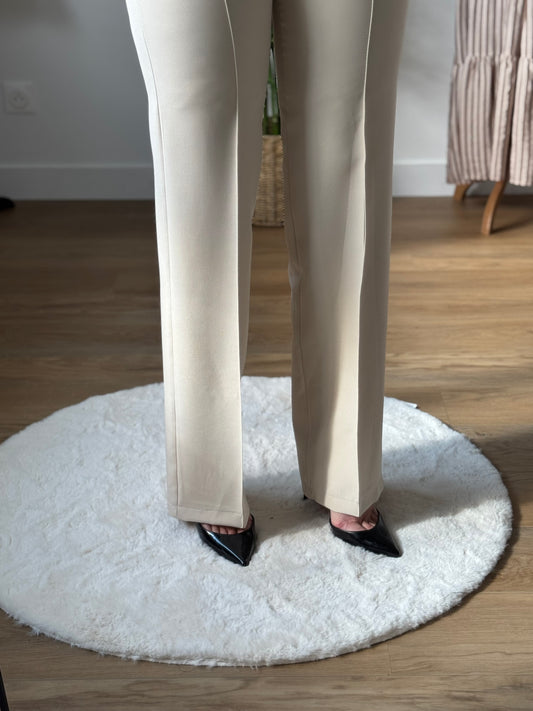 Pantalon Tailleur Évasé