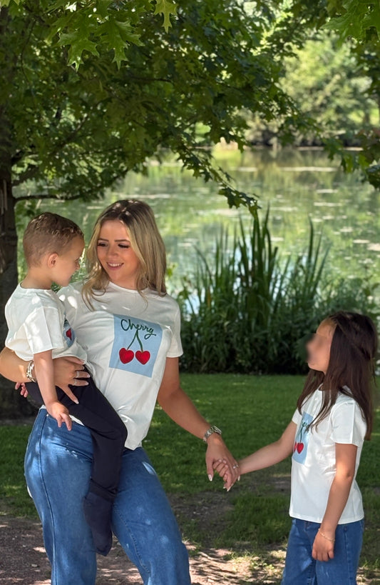 Tee-shirts Cherry matchy-matchy adulte
