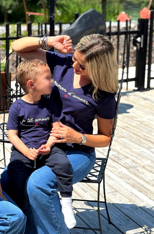 T-shirt maman d’amour matchy matchy - adulte