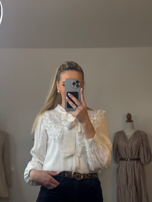 Chemisier Lavallière Dentelle